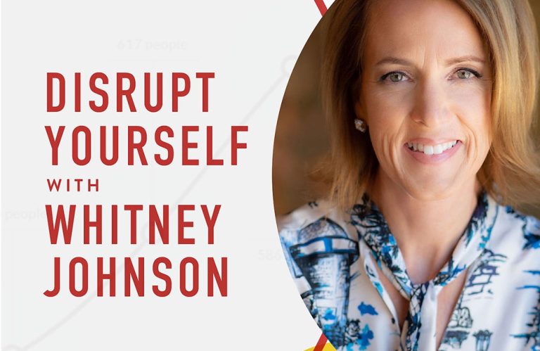 Disrupt Yourself Podcast with Whitney Johnson logo